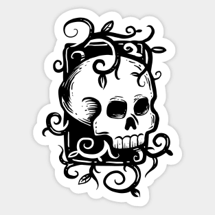 Retro Skull Sticker